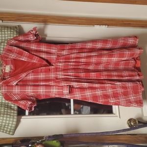Red gingham dress